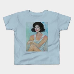 Milady at the beach Kids T-Shirt